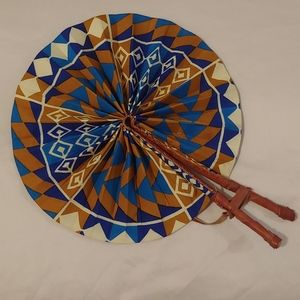 BRAND NEW AFRICAN PRINT FAN